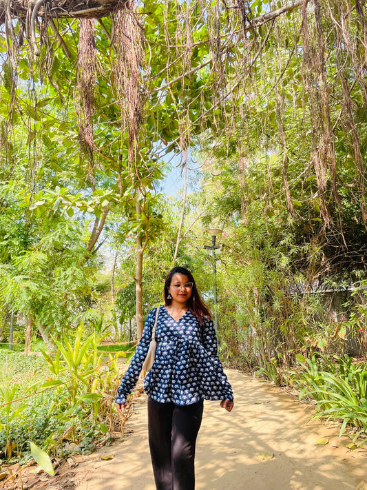 Mahistreet Vibes ( Blue Elephant Print )